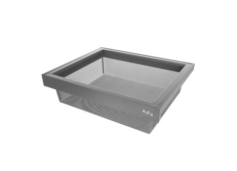 Mesh koš v rámu s dotlumením antracit - 600 mm