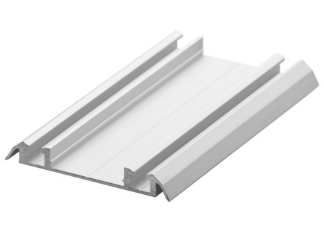 ALUPROFIL- kolejnice spodní šířka 56 mm - Bronz, 2,35 m