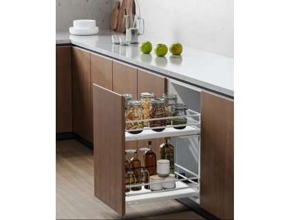 Cemux Style 40-3D plné dno tlumení chrom/bílá