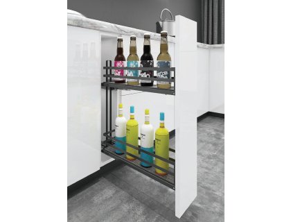 Cemux Classic dvojkoš plné dno s tlumením 200 mm antracit