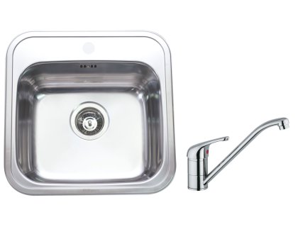 Set Sinks MANAUS 480 V matný 0,7 mm + baterie