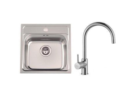 Set Sinks MANAUS 480 V matný 0,7 mm + baterie