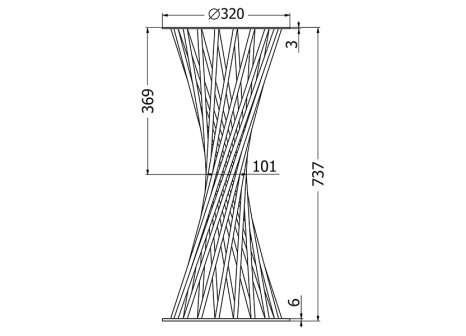 Stolová podnož AURORA CONSOLE