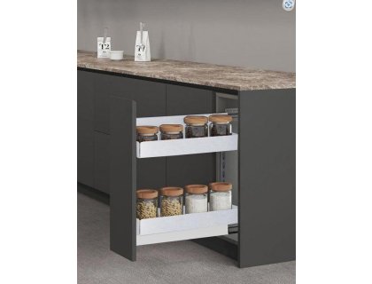 Cemux IRON Line 15-3D plné dno s tlumením bílá