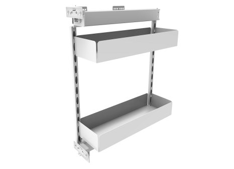 Cemux IRON Line 15-3D plné dno s tlumením bílá