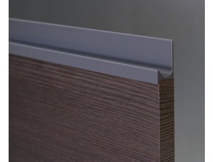 Narážecí úchytová lišta UKS-5 -RAL 7024 grafit