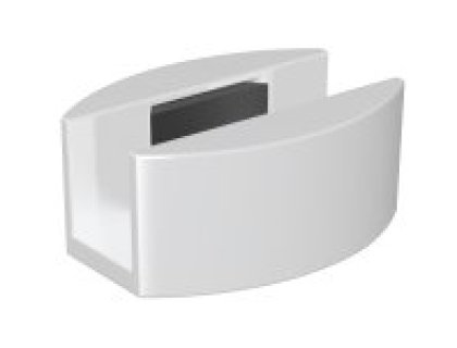 HERKULES GLASS - spodní vodítko pro skleněné dveře hliník