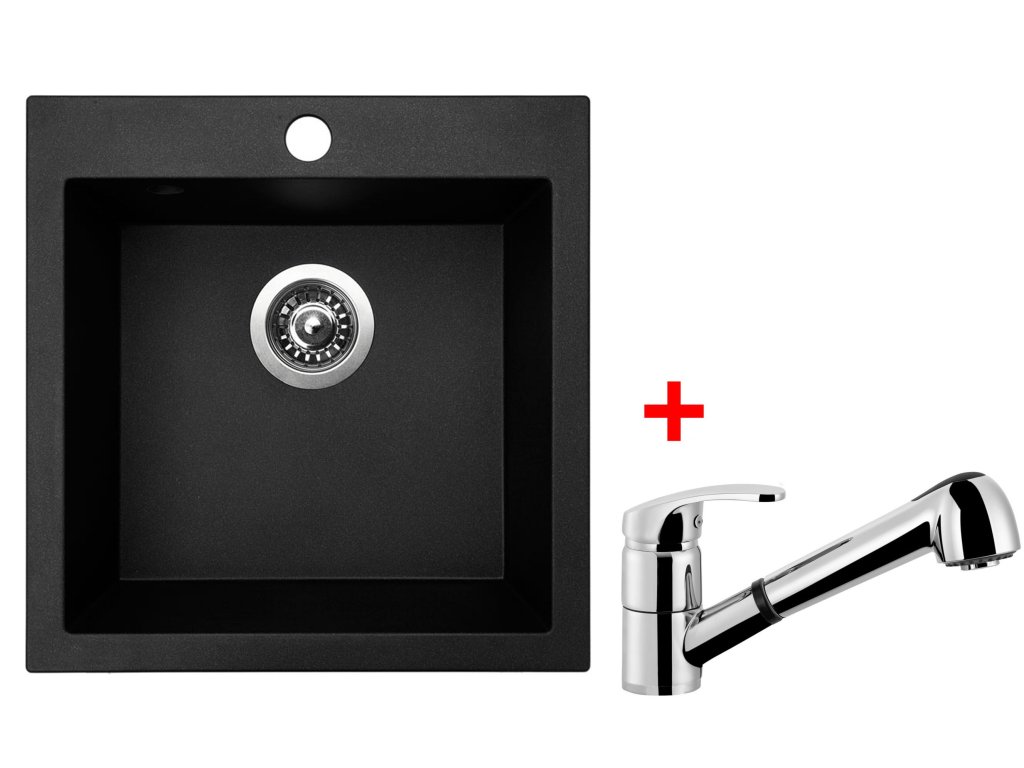 Sinks VIVA 455 set + baterie ELKA chrom - komplet