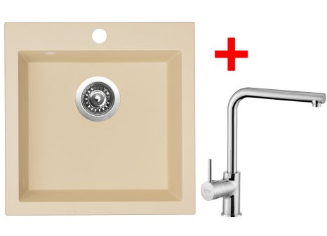 Sinks VIVA 455 set + baterie ELKA chrom - komplet