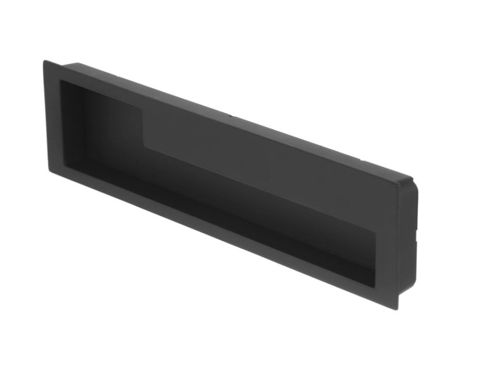 Úchytka Iva zápustná černá matná - Pravá