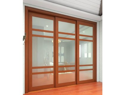 Cemux STARSHIP Kaskáda 2+0 dřevěné dveře