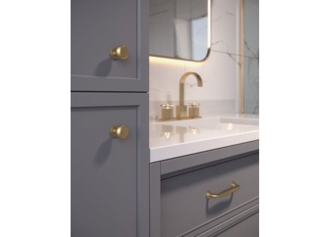 Úchytka Stilo zlatá broušená