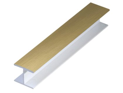 Lišta soklová spojka zlatá