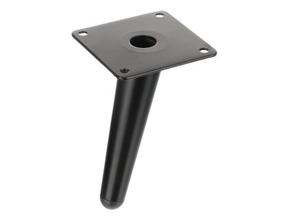 Nábytková noha drátěná GS52 černý mat výška 130 mm
