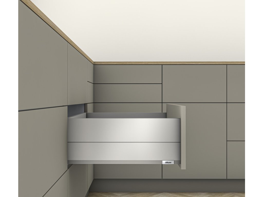 Merivobox 40kg šedá E Boxcap 450mm Blumotion/TOB