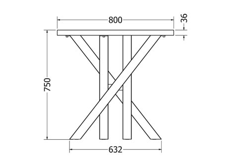 Stolová podnož UTAH