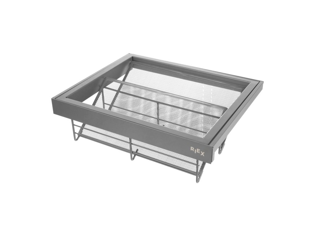 Šatní botník s rámem a dotlumením antracit