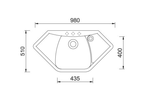 Set Sinks NAIKY 980 + baterie
