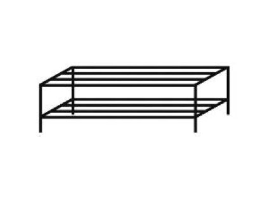 K20 systém botník černý mat 1100x300x300 mm