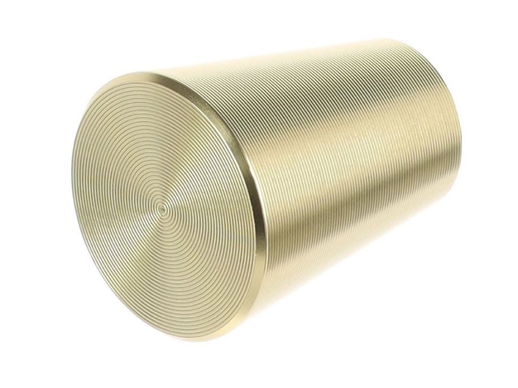 Knopka Conic kovová zlatá matná