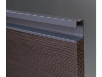 Narážecí úchytová lišta UKS-7 -RAL 7024 grafit