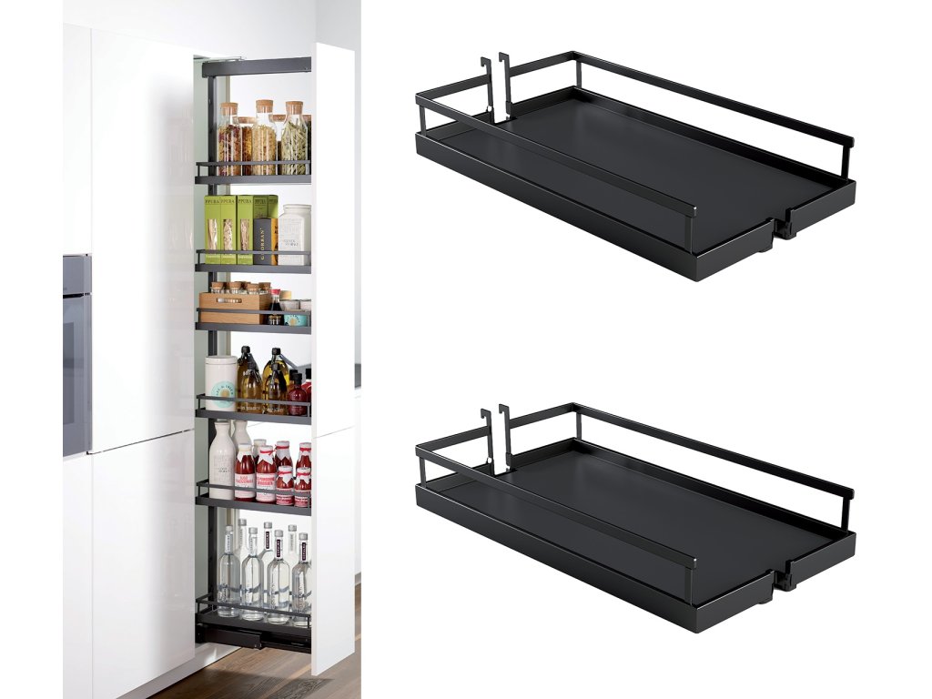 KES- Dispensa Junior Slim ARENA style koš antracit - 150mm