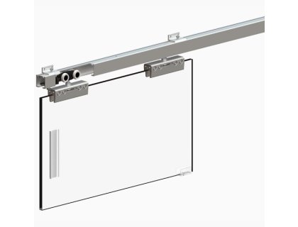 HERKULES -GLASS lišta 2m-100kg -sada na 1 křídlo