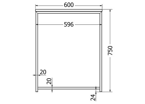 Stolová podnož DARIA 120 LIGHT