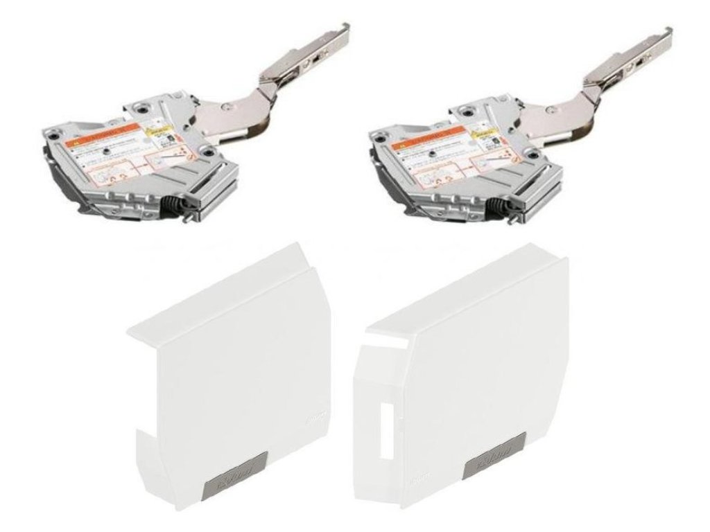 Aventos - HK-S TIP ON 20K2E00T -silný + krytky bílé