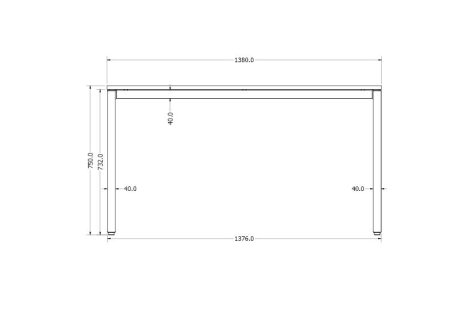Stolová podnož MAIA