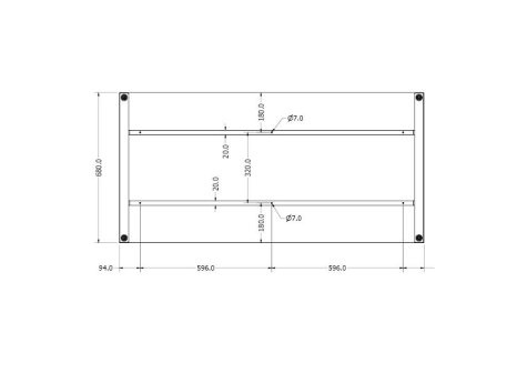 Stolová podnož MAIA