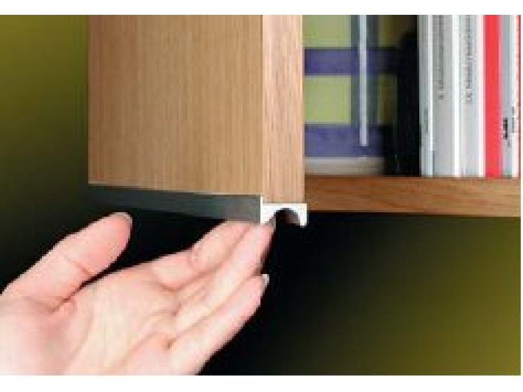 lišta úchytková narážecí UKW-4 délka 3,5 m ELOX