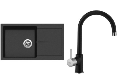 SINKS INFINITY 860 + baterie VITALIA - Bílá, Milk