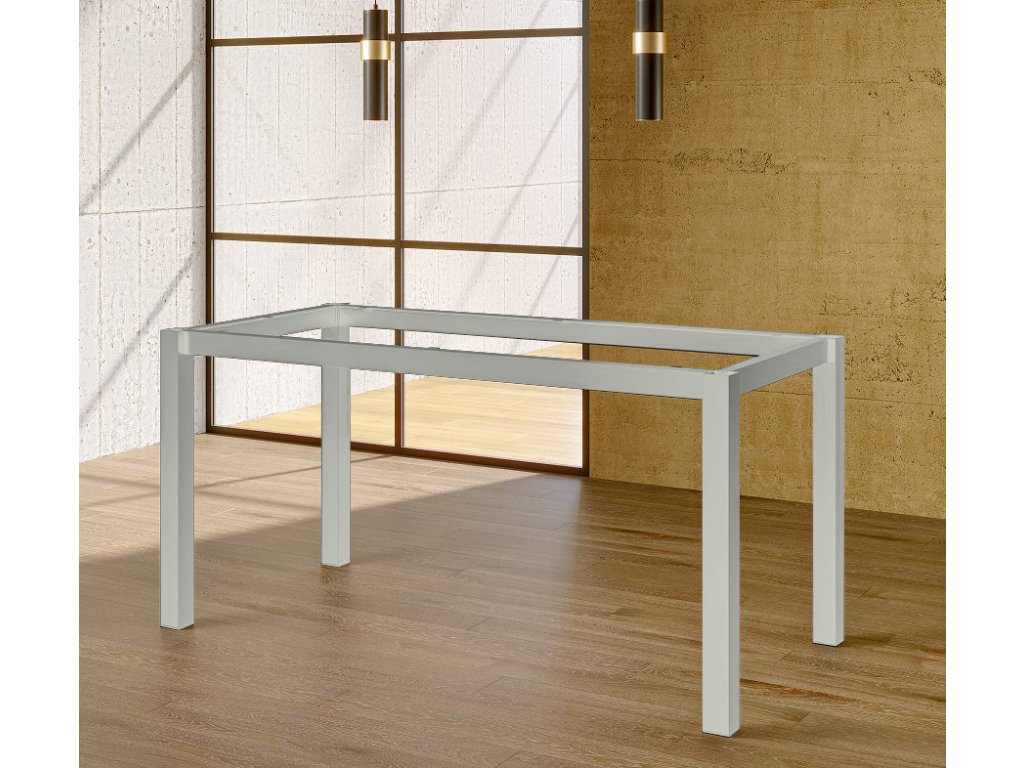 Stolová konstrukce Alu Star pro dřevěnou desku B2 nerez