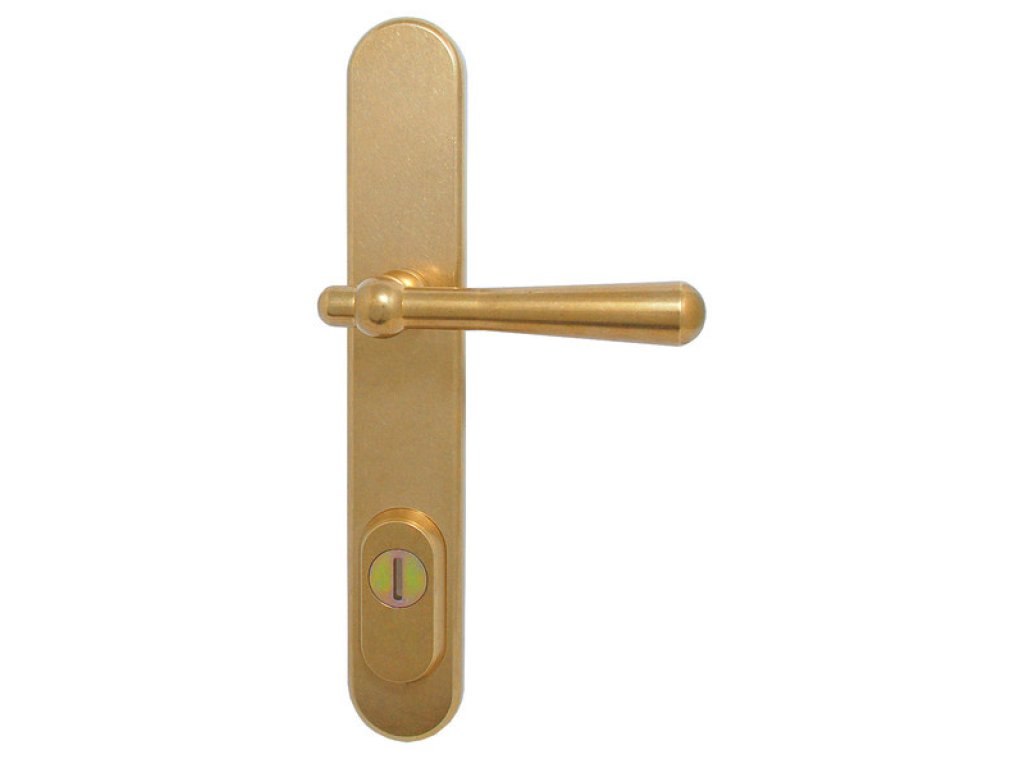 Casual bezpečnostní kování K1 klika/klika surová mosaz