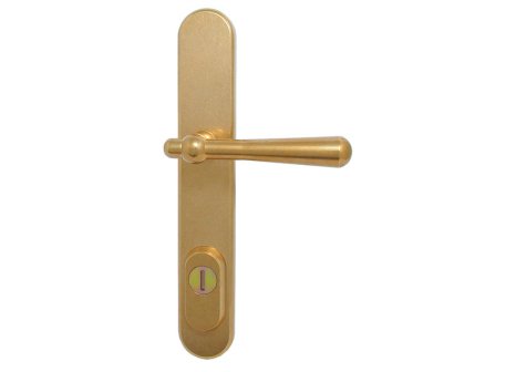 Casual bezpečnostní kování K1 klika/klika surová mosaz - 72 mm