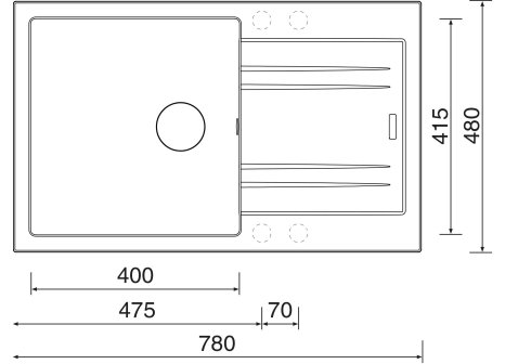 Sinks LINEA 780 + baterie Enigma S - komplet