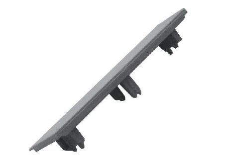 Koncovka šedá pro plastový sokl - 100 mm