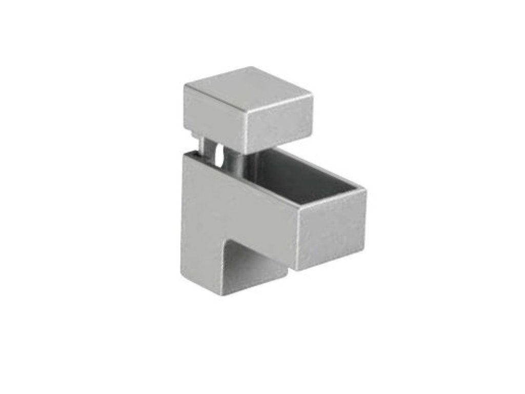 Držák polic Tukan Modern síla 4 - 20 mm - satin chrom