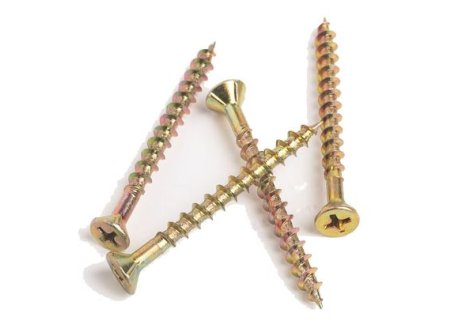 VRUTY do dřeva se zápustnou hlavou, drážka pozidrive- průměr 3,5 mm - 16 mm