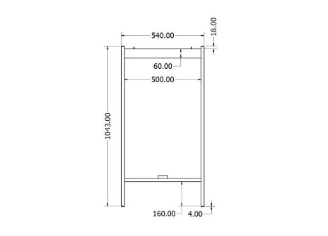Stolová podnož AYRA BAR