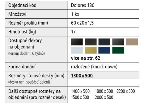 Stolová podnož AYRA BAR