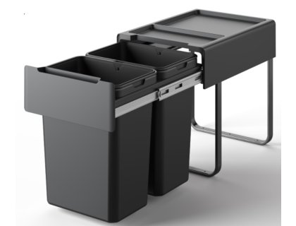 CEMUX sorter MEDIUM 40/2 2x20L antracit