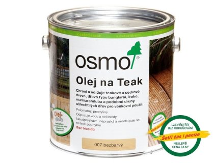 OSMO terasový olej bezbarvý teakový olej 007