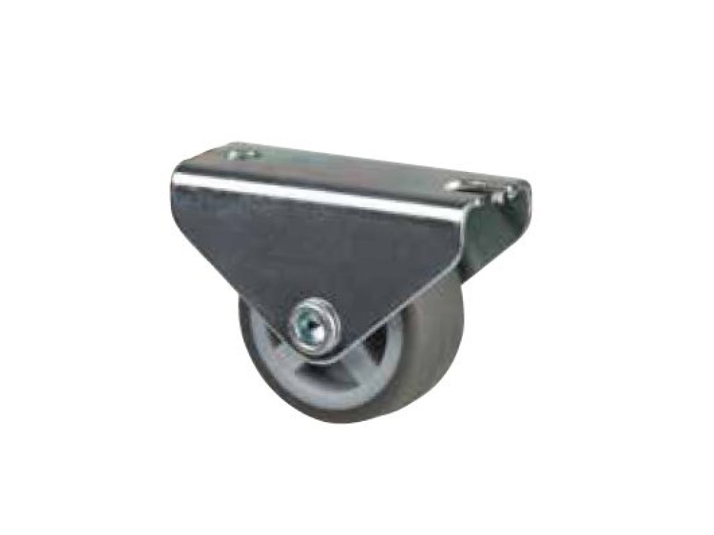 Kolečko průměr 30 mm pevné s gumou