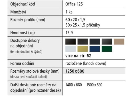 Stolová podnož DIABLO I
