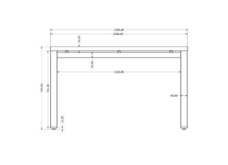 Stolová podnož DIABLO I