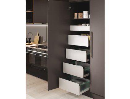 Cemux kování pro potravinovou skříň H Box SLIM sklo bílá 450mm