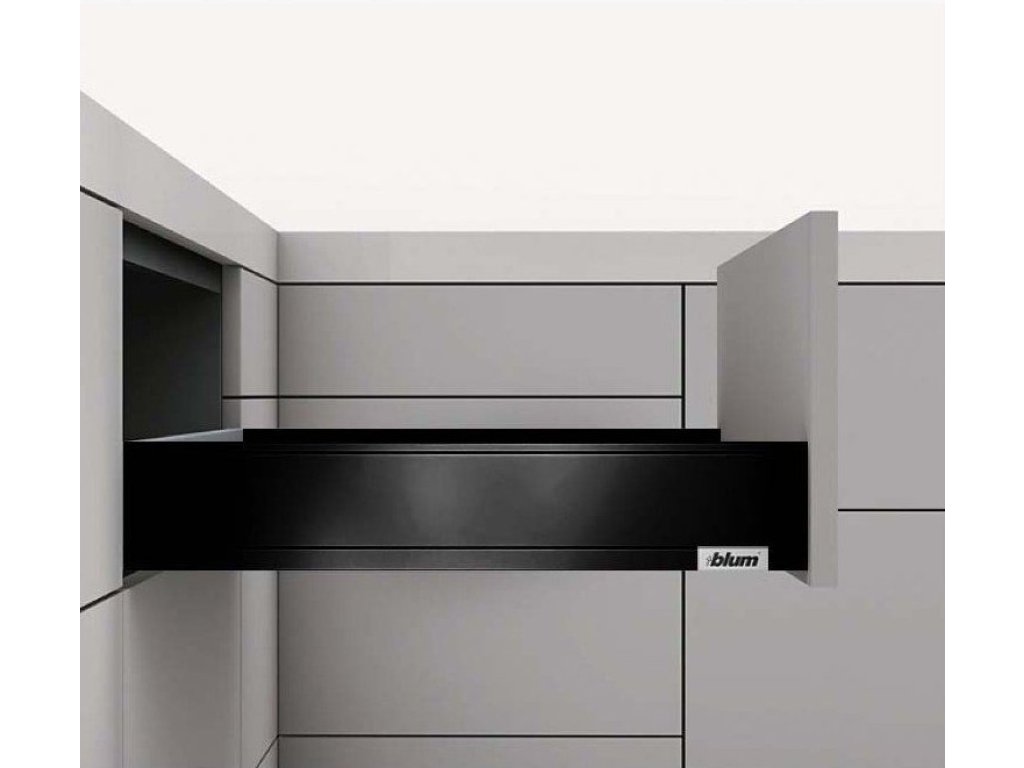 Legrabox 70kg černý karbon M 450mm Blumotion/TOB