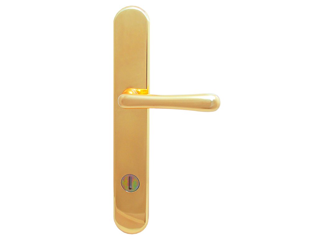 Element bezpečnostní kování klika/klika starobronz